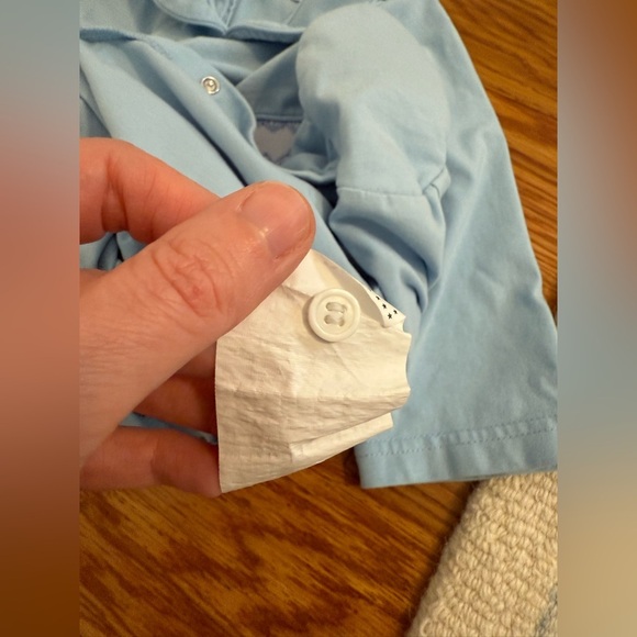 Smocked Threads by Cecil and Lou Light Blue Jumper size 18M - Picture 7 of 8